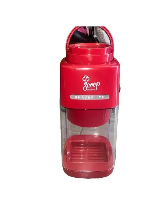 Scoop Delights Shaved Ice & Snow Cone Machine Red - Picture 1 of 6